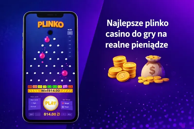 Plinko interfaz — configuración de apuesta y riesgo