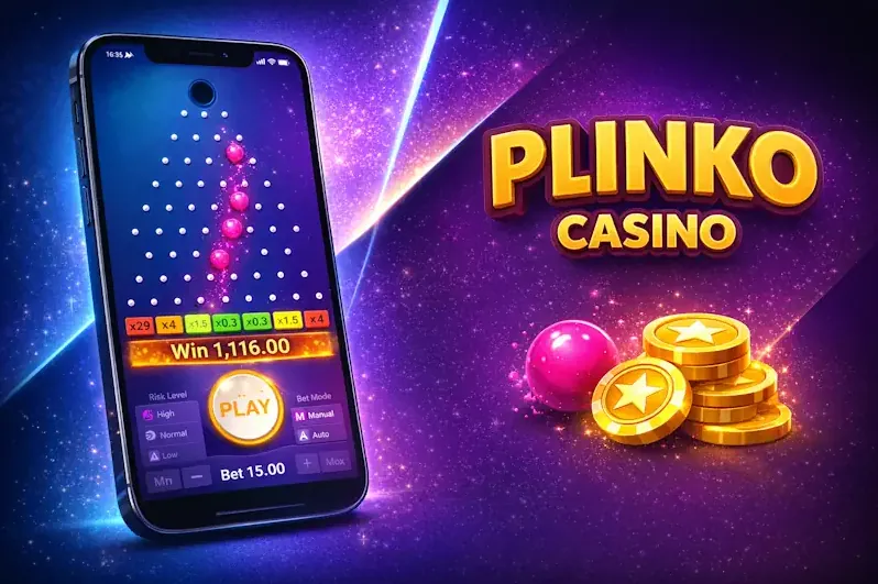 Plinko Casino — Juego de tablero con pines y multiplicadores