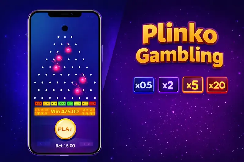 Plinko creado por BGaming — game con tablero de pines